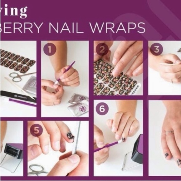 Jamberry Teal and White Sneaker Print Nail Wraps - Going the Distance - Picture 7 of 9